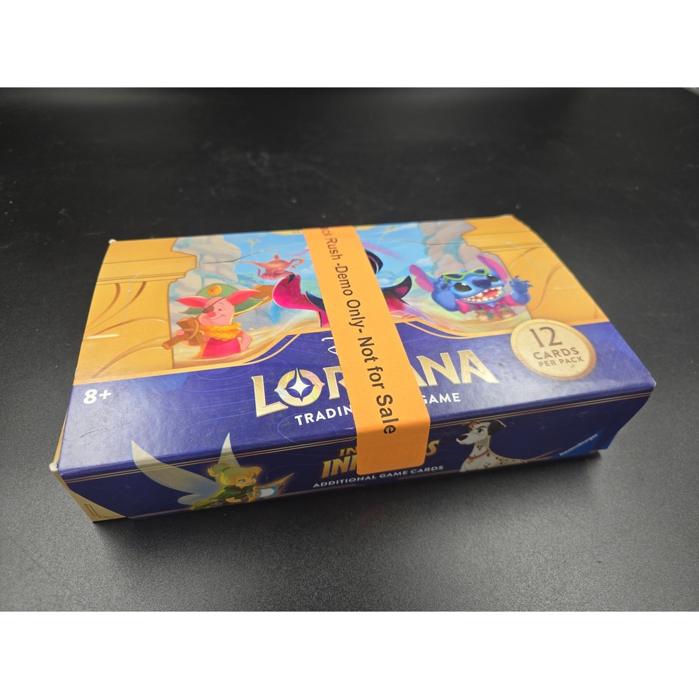 Disney Lorcana Into the Inklands Quick Rush Demo Booster Box PROMO Not for Sale